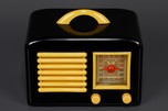 General Television 5A5 Bakelite Radio Black + Mustard